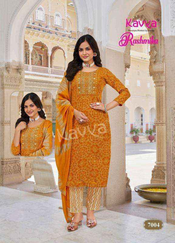 Kavya Rashmika Vol 7 Rayon Kurti Combo 10 pcs Catalogue