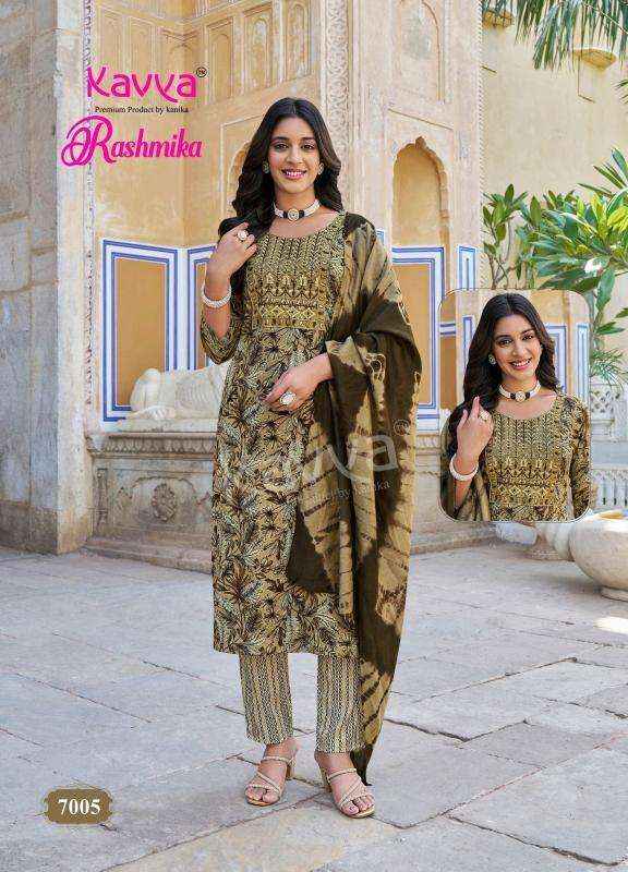 Kavya Rashmika Vol 7 Rayon Kurti Combo 10 pcs Catalogue