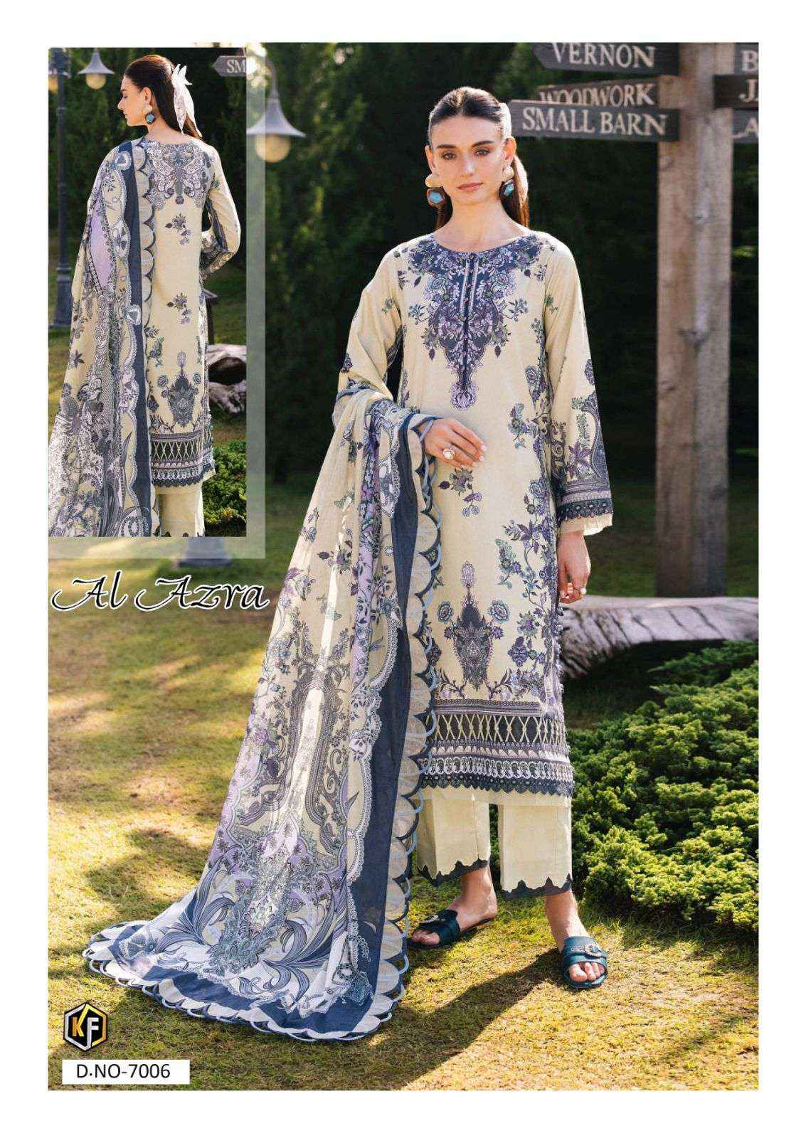 Keval Fab Al Azara Vol 7 Cotton Dress Material 6 pcs Catalogue