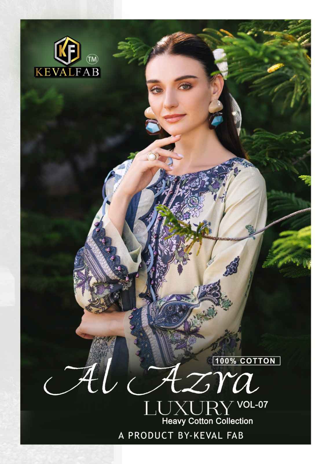 Keval Fab Al Azra Vol 7 Cotton Dress Material 6 pcs Catalogue