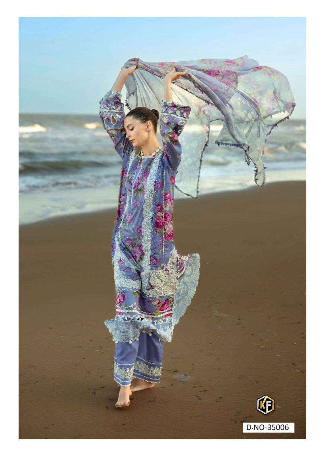 Keval Fab Maria B Vol 35 Readymade Cotton Dress Material 6 pcs Catalogue