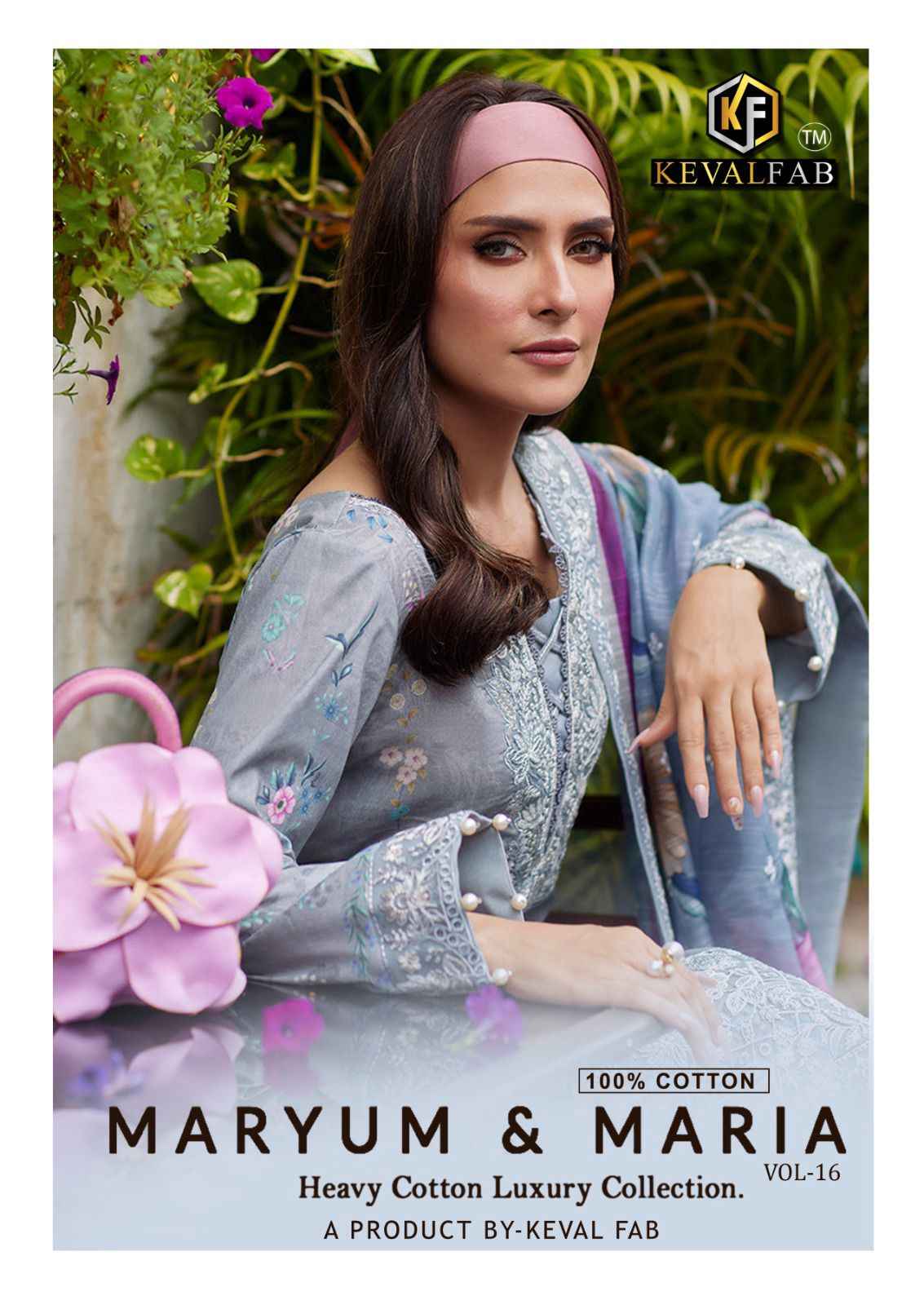 Keval Fab Maryum & Maria Vol 16 Cotton Dress Material 6 pcs Catalogue