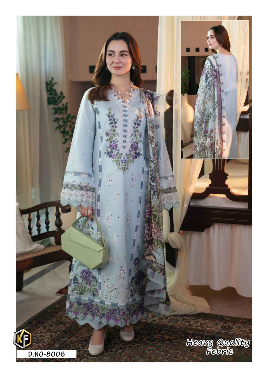 Keval Fab Soha Nazir Luxury Vol 8 Cotton Dress Material 6 pcs Catalogue