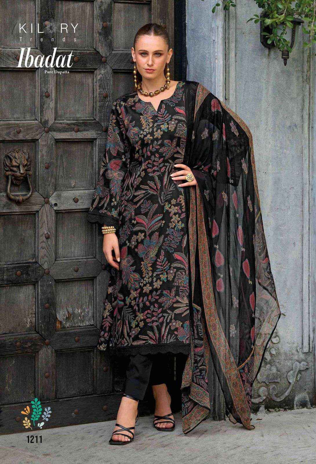 Kilory Trends Ibadat Linene Jam Cotton Dress Material 4 pcs Catalogue