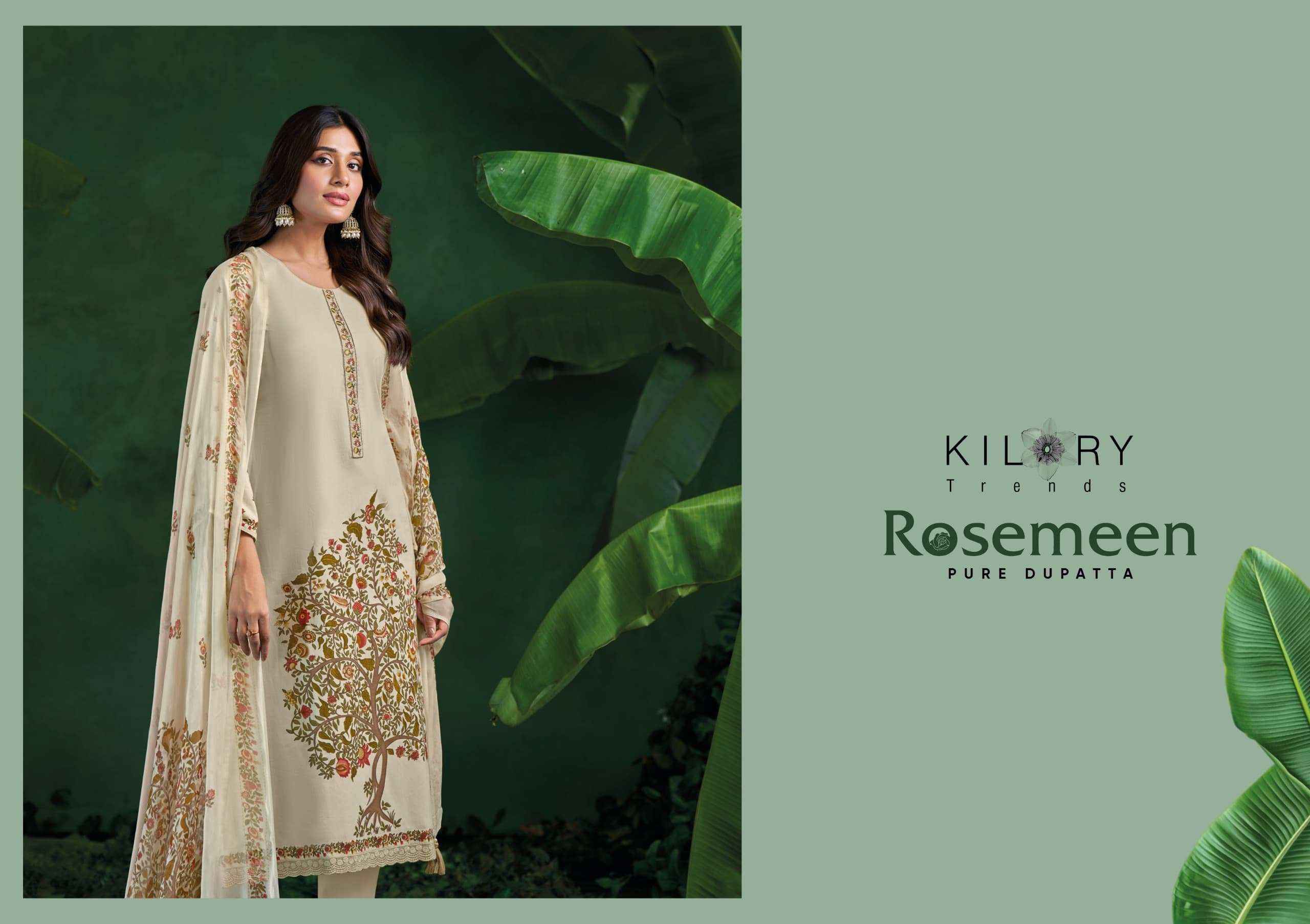 Kilory Trends Rosemeen Cotton Dress Material 4 pcs Catalogue