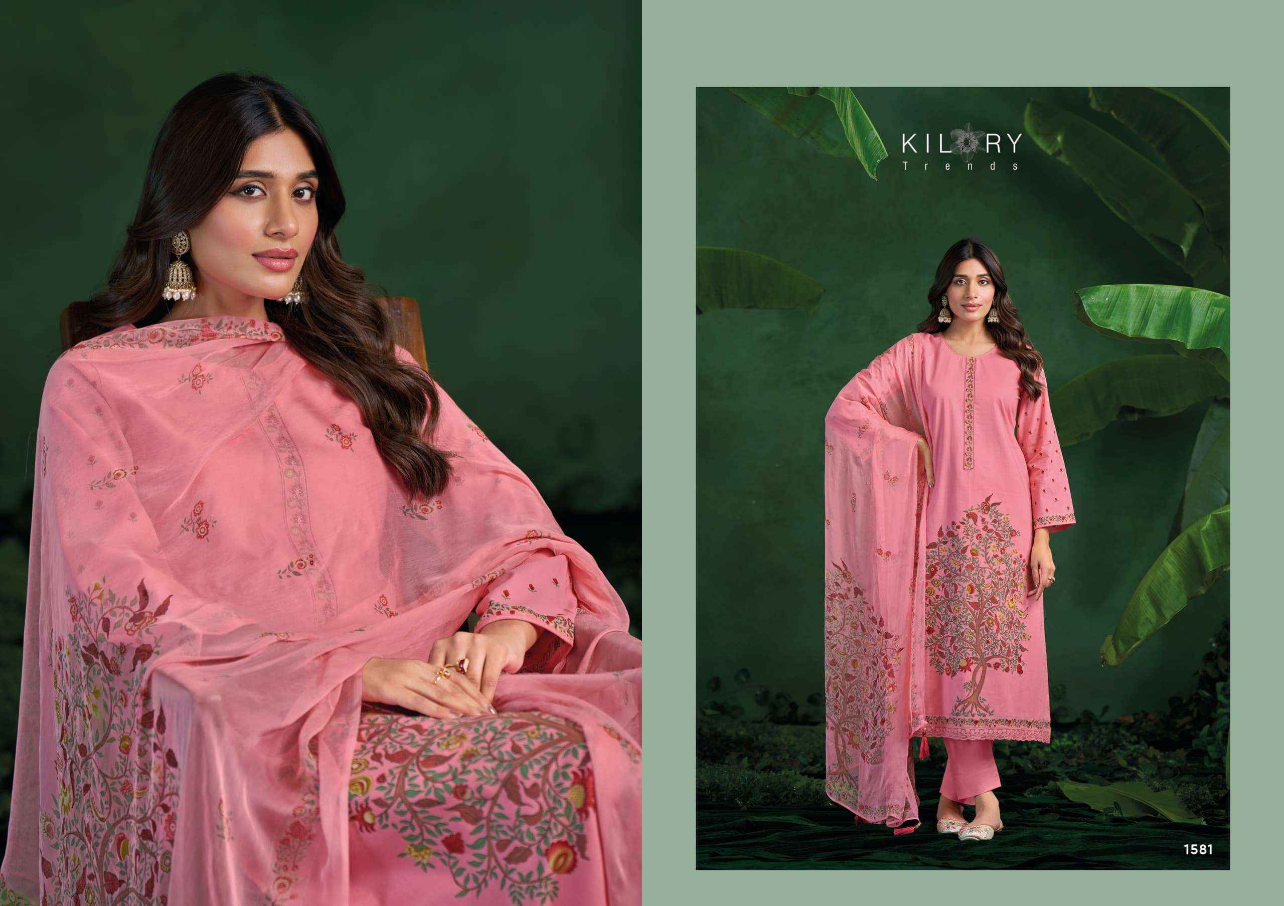 Kilory Trends Rosemeen Cotton Dress Material 4 pcs Catalogue