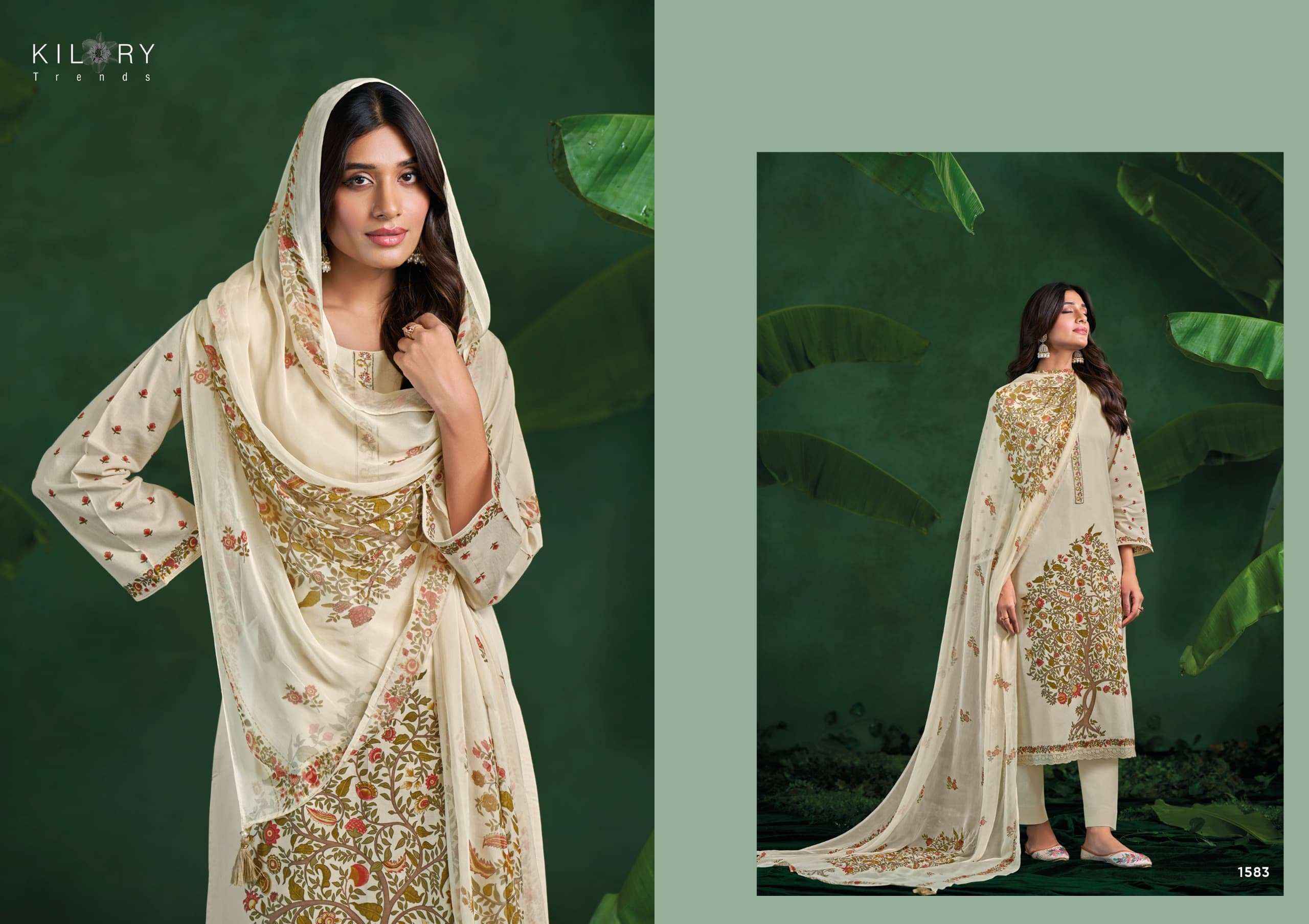Kilory Trends Rosemeen Cotton Dress Material 4 pcs Catalogue