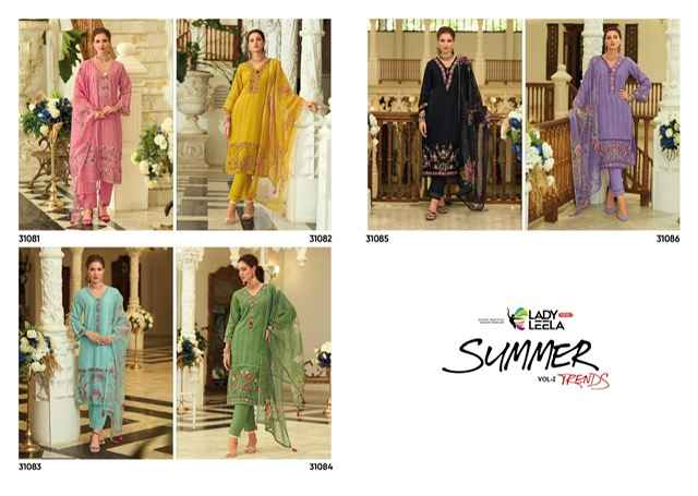 Lady Leela Summer Trends Vol 2 Cotton Kurti Combo 6 pcs Catalogue