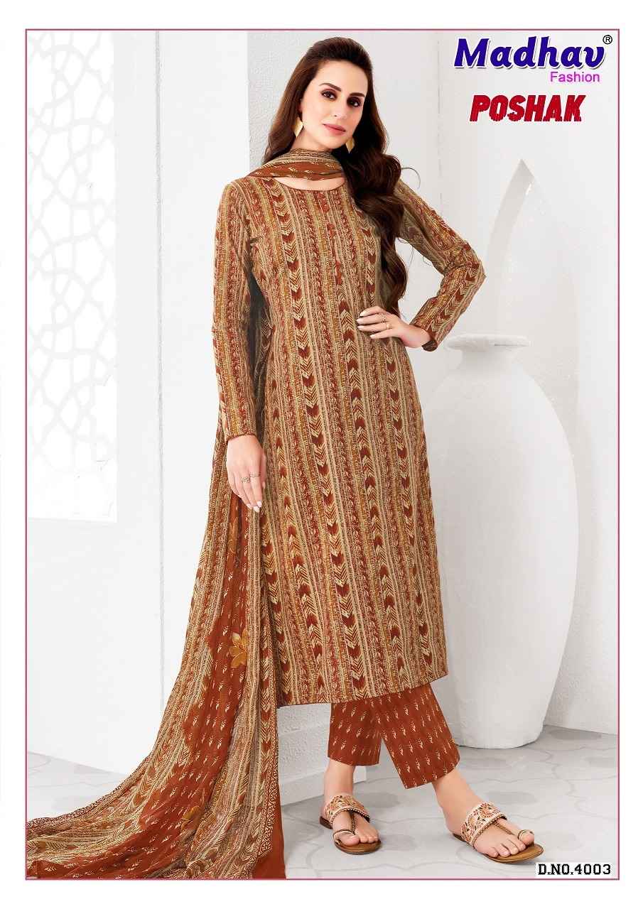 Madhav Fashion Poshak Vol 4 Readymade Cotton Dress 10 pcs Catalogue