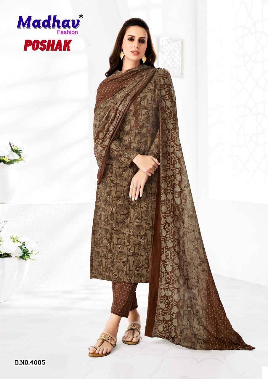 Madhav Fashion Poshak Vol 4 Readymade Cotton Dress 10 pcs Catalogue