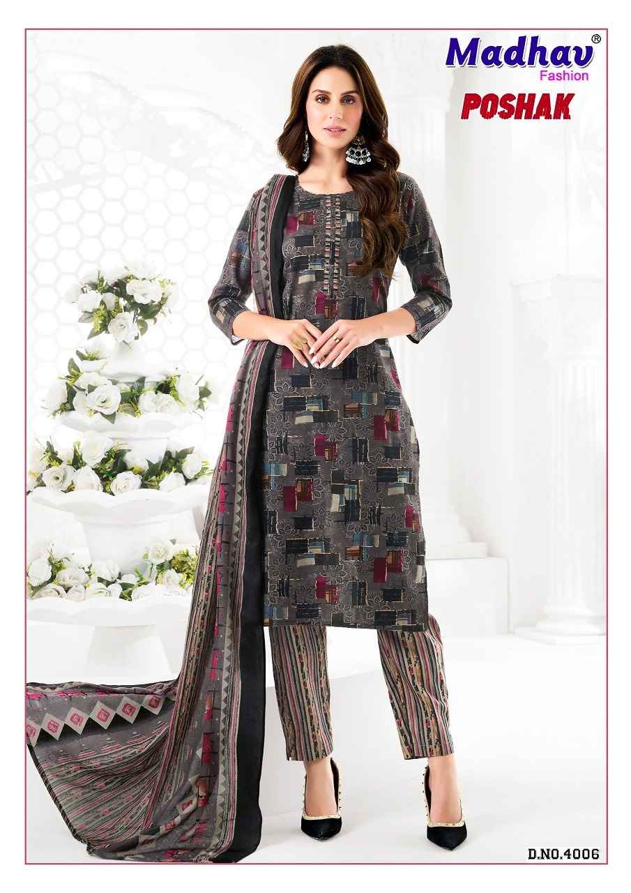 Madhav Fashion Poshak Vol 4 Readymade Cotton Dress 10 pcs Catalogue