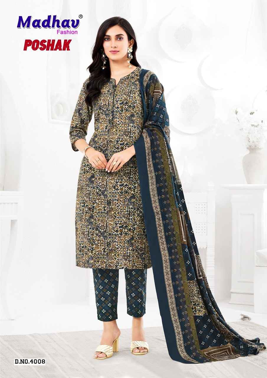 Madhav Fashion Poshak Vol 4 Readymade Cotton Dress 10 pcs Catalogue