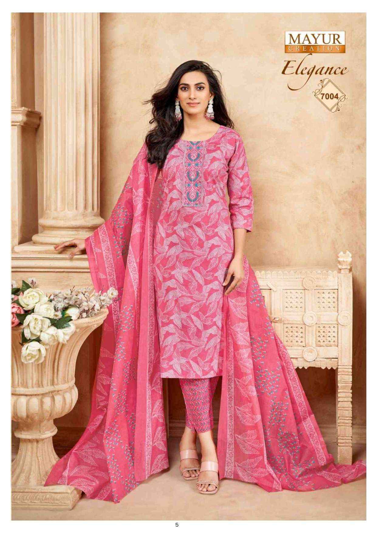 Mayur Creation Elegance Vol 7 Cotton Dress Material designer ladies suits  supplier