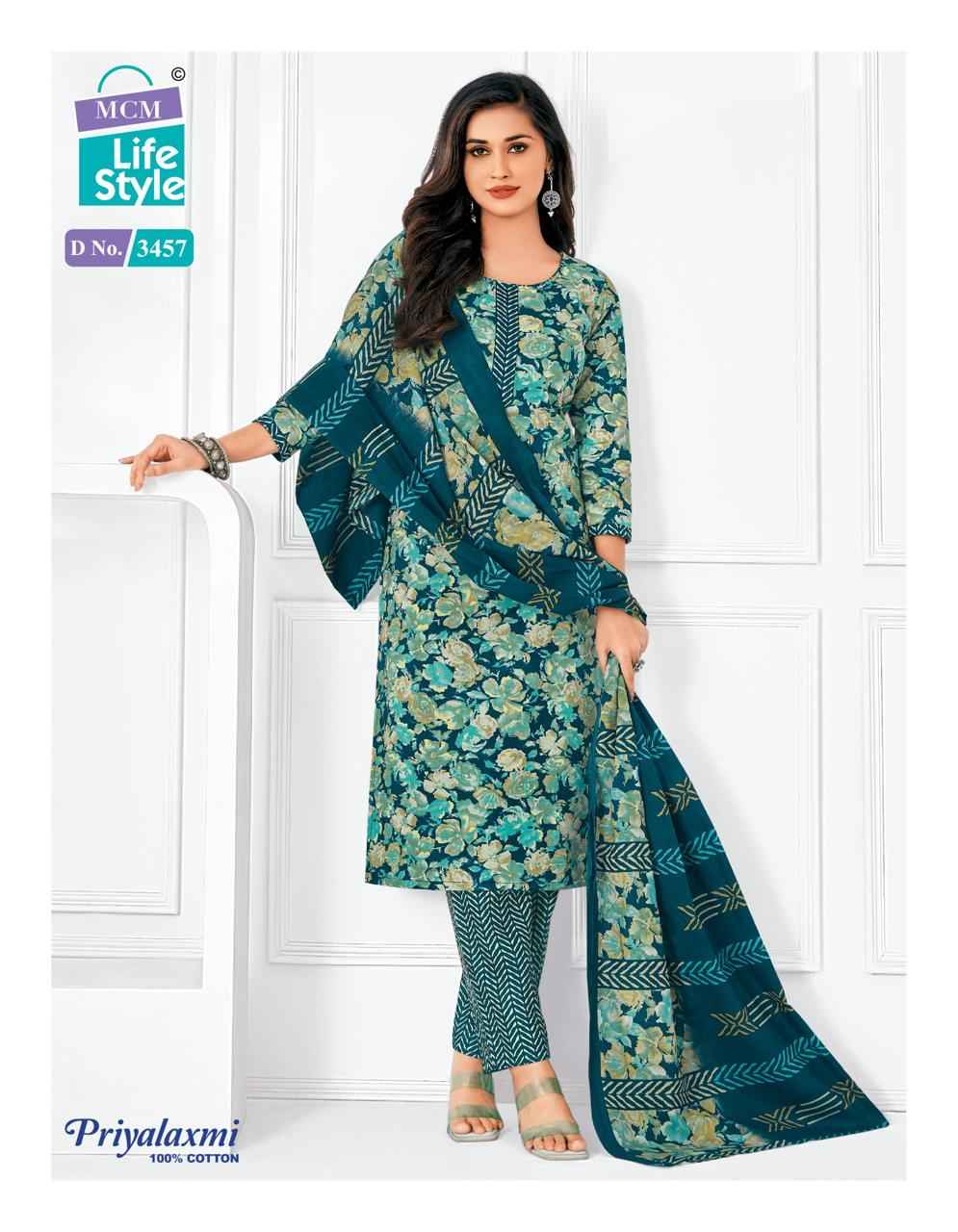 MCM Lifestyle Priyalaxmi Vol 34 Cotton Dress Material 20 pcs Catalogue