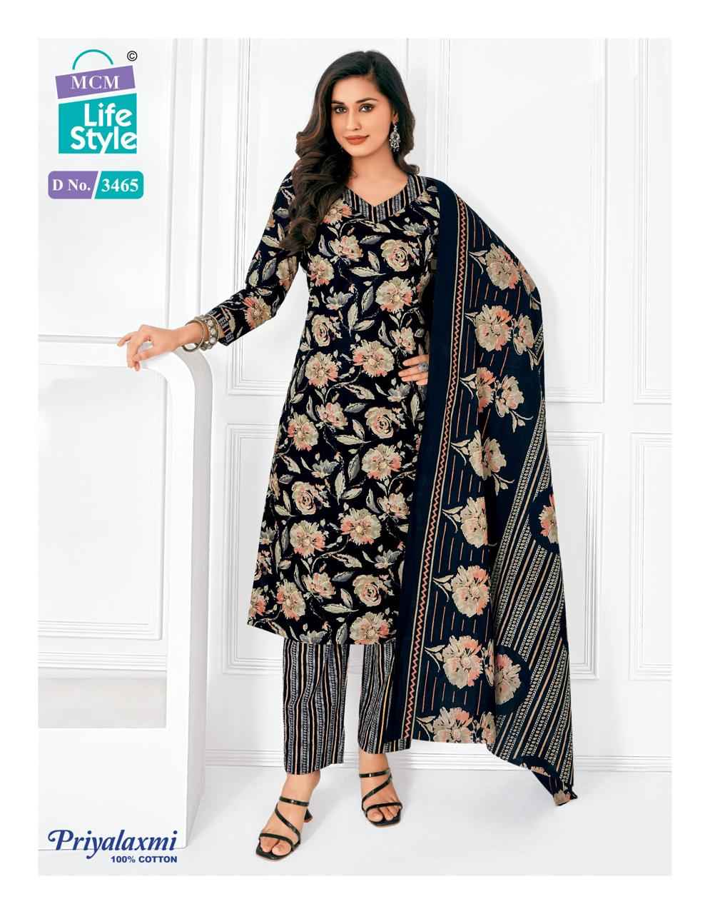 MCM Lifestyle Priyalaxmi Vol 34 Cotton Dress Material 20 pcs Catalogue