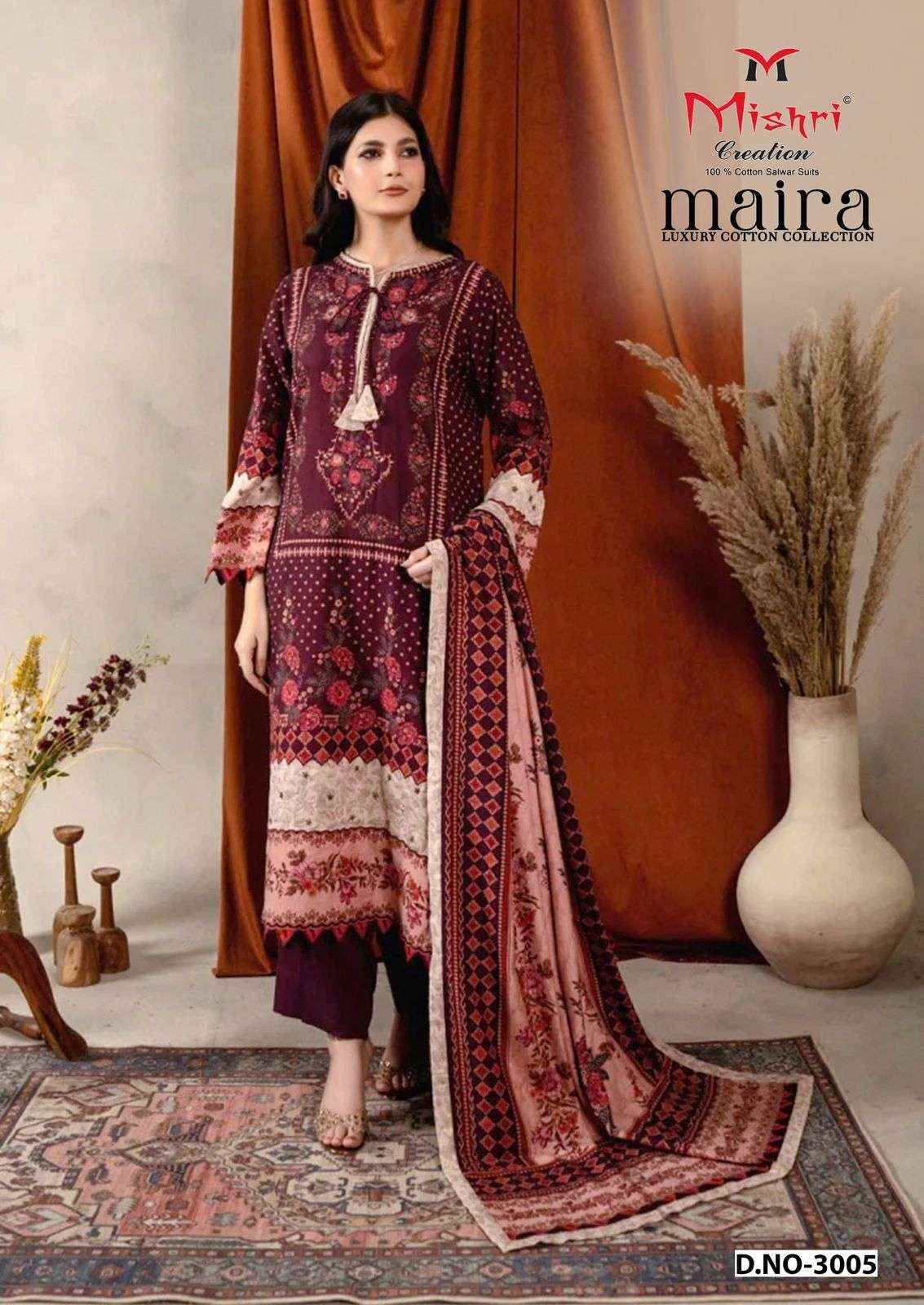 Mishri Creation Maira Vol 3 Cotton Dress Material 6 pcs Catalogue