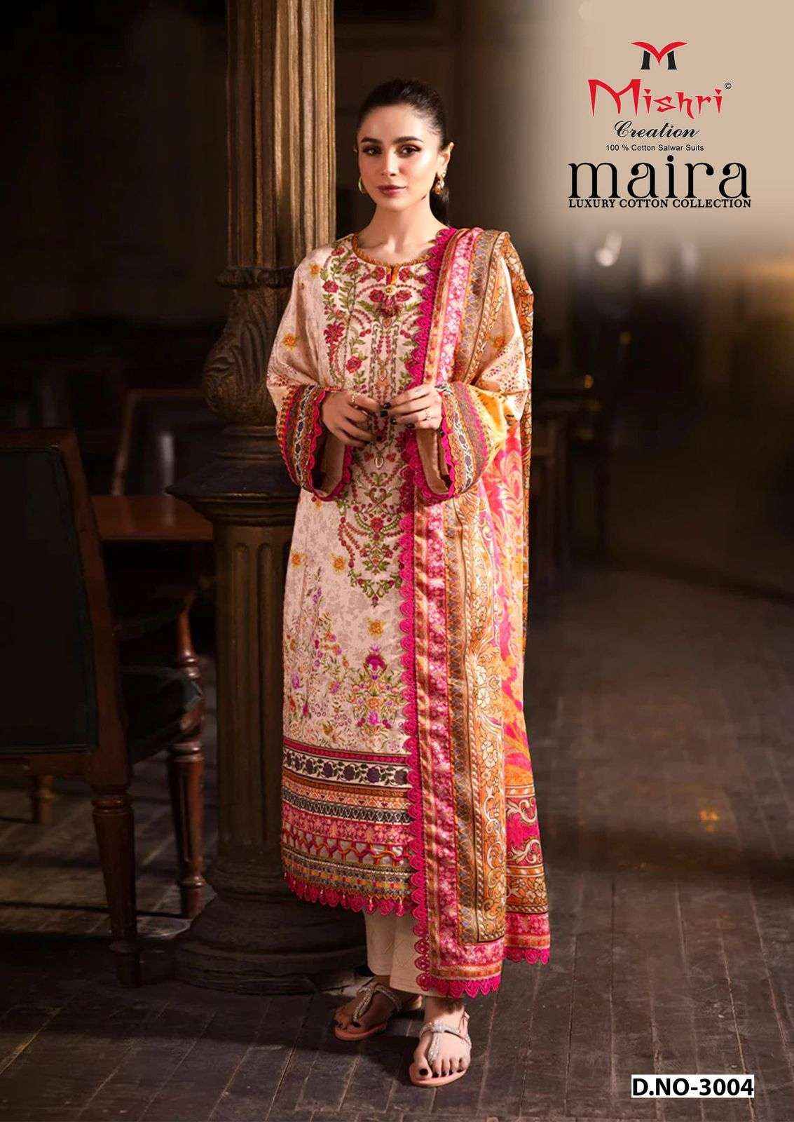 Mishri Creation Maira Vol 3 Cotton Dress Material 6 pcs Catalogue