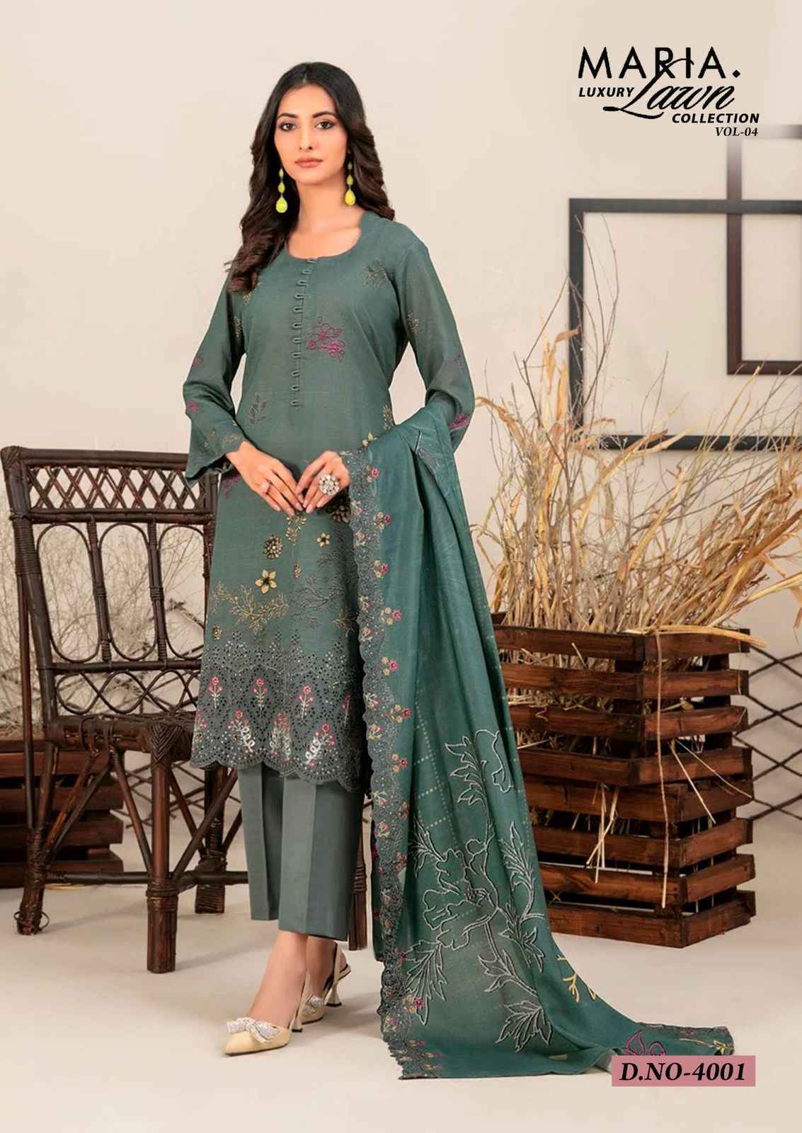 Miss World Choice Maria Vol 4 Cotton Dress Material 6 pcs Catalogue