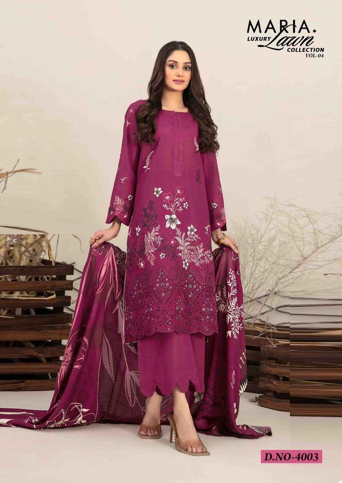 Miss World Choice Maria Vol 4 Cotton Dress Material 6 pcs Catalogue