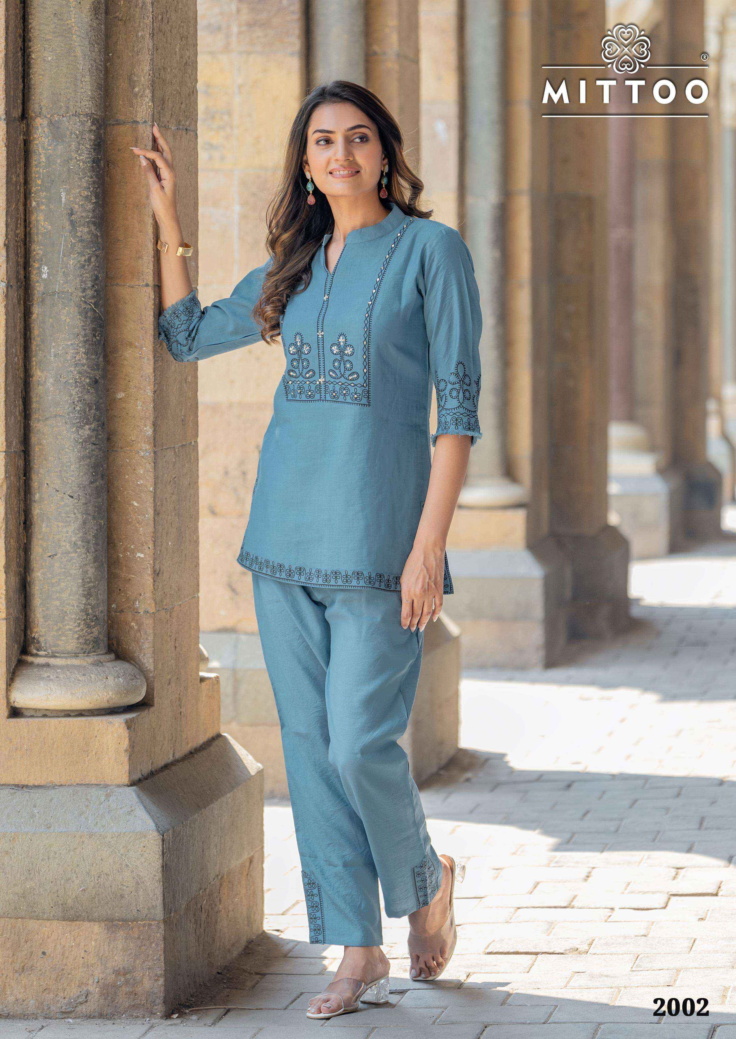 Mittoo Korra Viscose Co Ord Set 6 pcs Catalogue