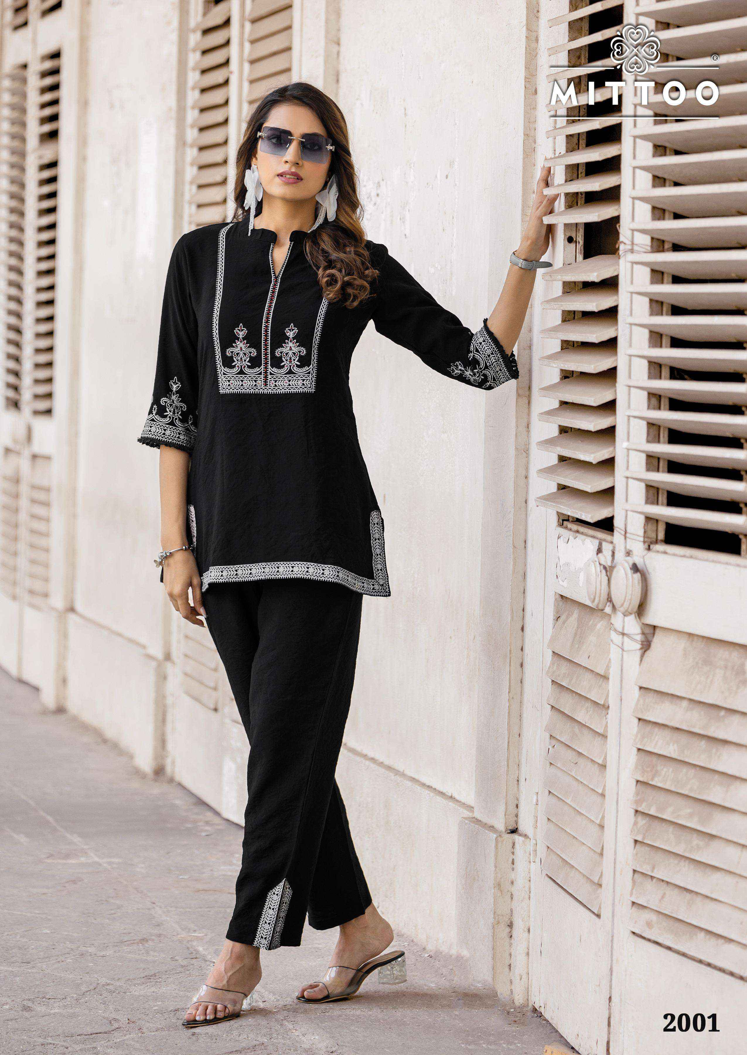 Mittoo Korra Viscose Co Ord Set 6 pcs Catalogue