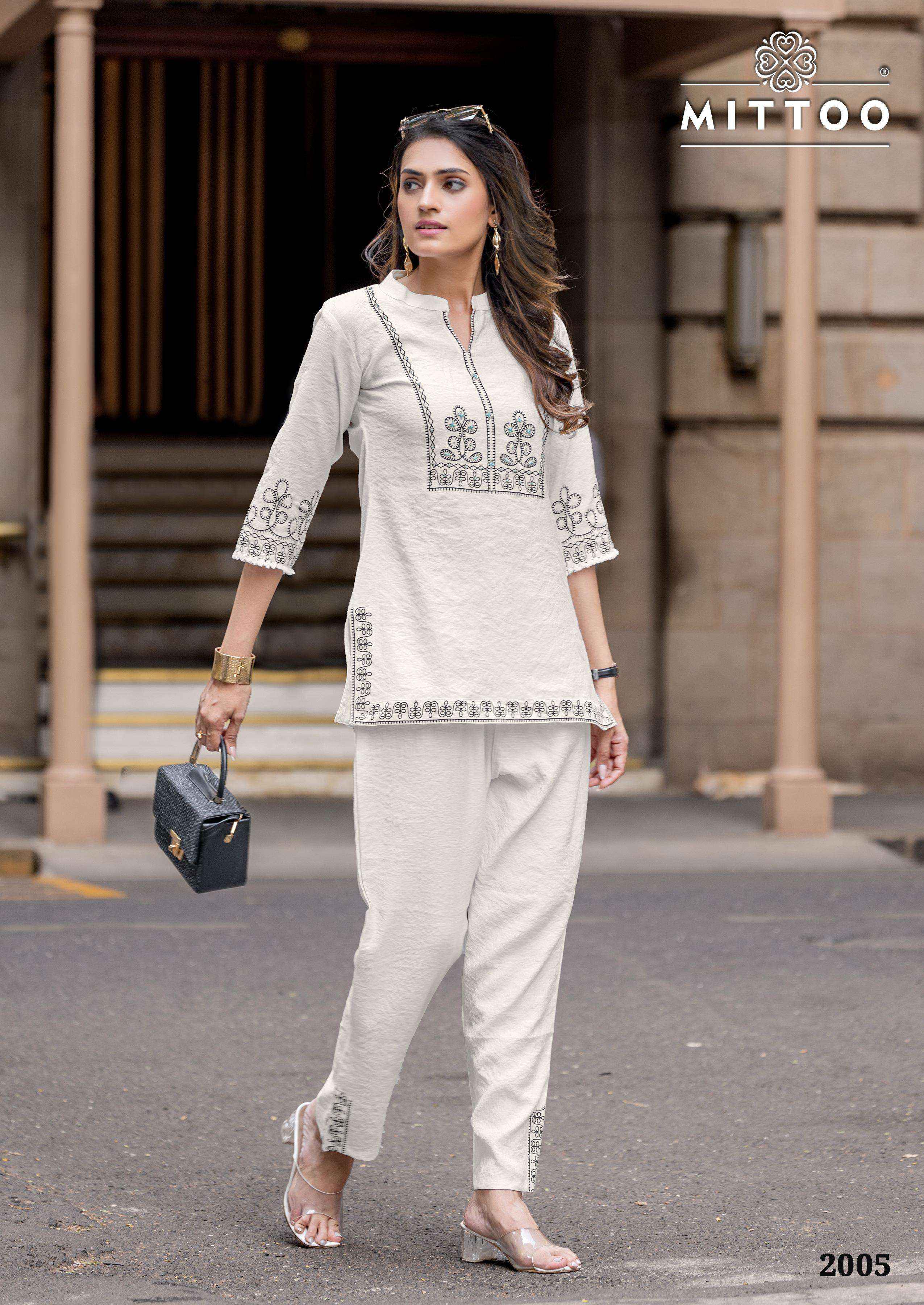 Mittoo Korra Viscose Co Ord Set 6 pcs Catalogue
