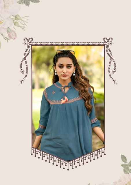 Mittoo Victoria Vol 9 Short Rayon Kurti 6 pcs Catalogue