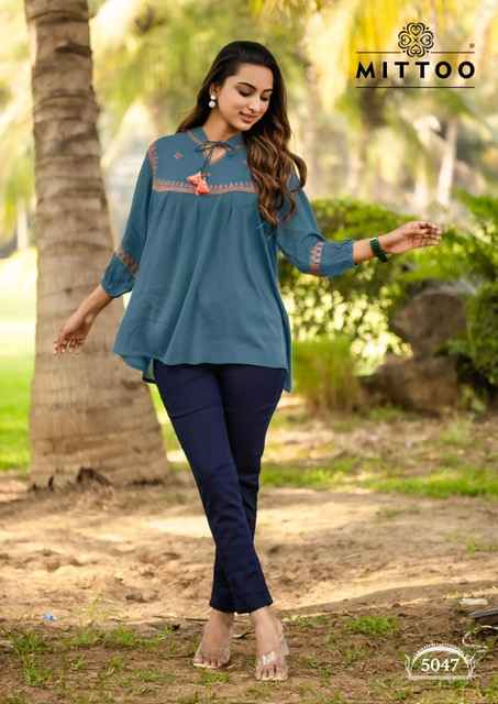 Mittoo Victoria Vol 9 Short Rayon Kurti 6 pcs Catalogue
