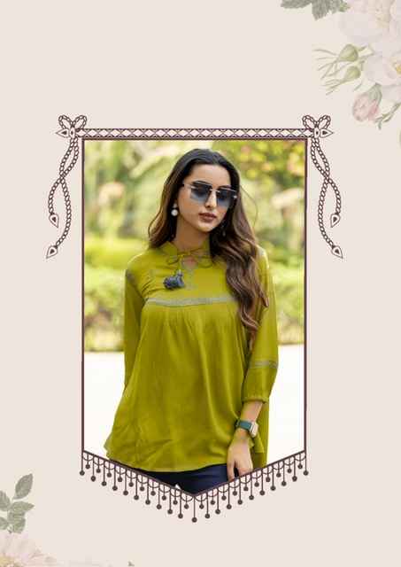 Mittoo Victoria Vol 9 Short Rayon Kurti 6 pcs Catalogue