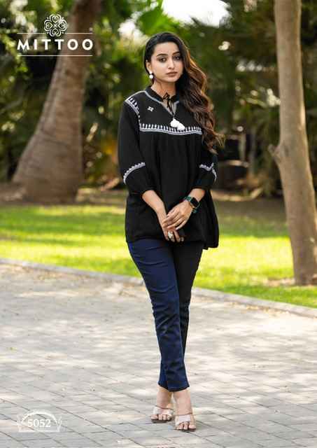 Mittoo Victoria Vol 9 Short Rayon Kurti 6 pcs Catalogue
