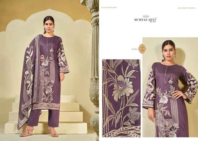 Mumtaz Arts Nazma Viscouse dress Material 6 pcs Catalogue