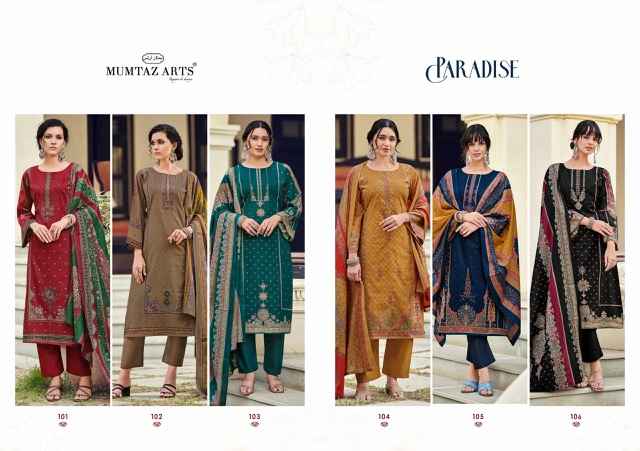 Mumtaz Arts Paradise Viscouse Lawn Dress Material 6 pcs Catalogue