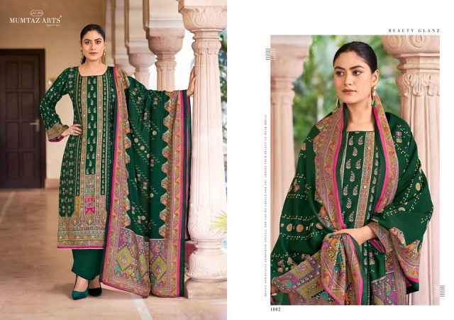 Mumtaz Arts Safarnama Viscouse Musline Dress Material 4 pcs catalogue