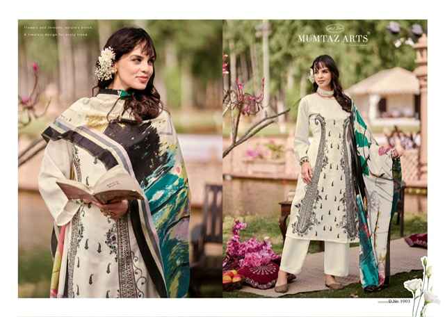 Mumtaz Arts Shehzaadi Viscouse Musline Dress Material 6 pcs Catalogue