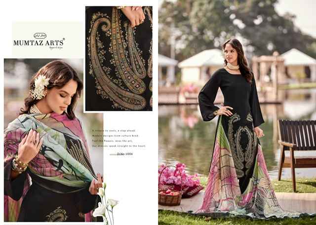 Mumtaz Arts Shehzaadi Viscouse Musline Dress Material 6 pcs Catalogue