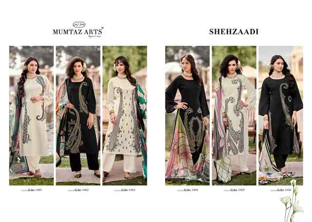 Mumtaz Arts Shehzaadi Viscouse Musline Dress Material 6 pcs Catalogue