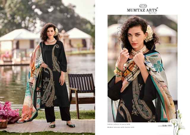 Mumtaz Arts Shehzaadi Viscouse Musline Dress Material 6 pcs Catalogue