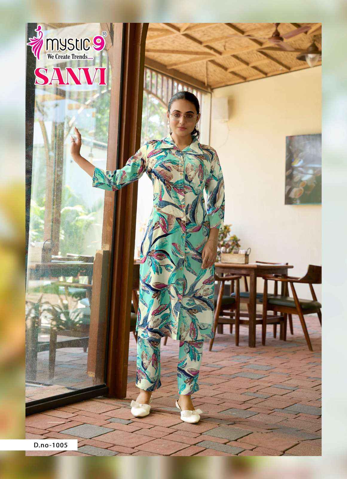 Mystic 9 Sanvi Vol 1 Viscose Kurti Combo 10 pcs Catalogue
