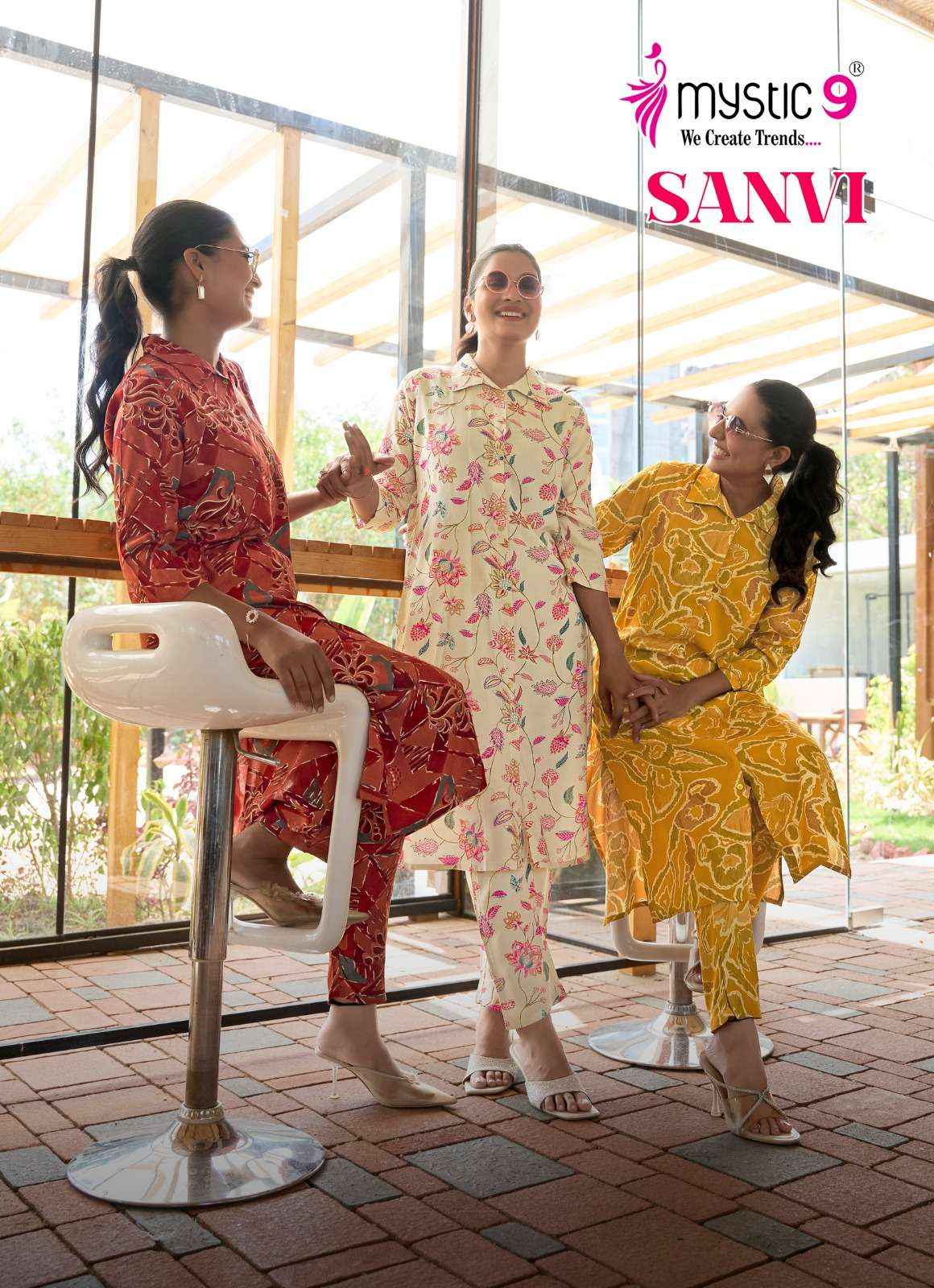 Mystic 9 Sanvi Vol 1 Viscose Kurti Combo 10 pcs Catalogue