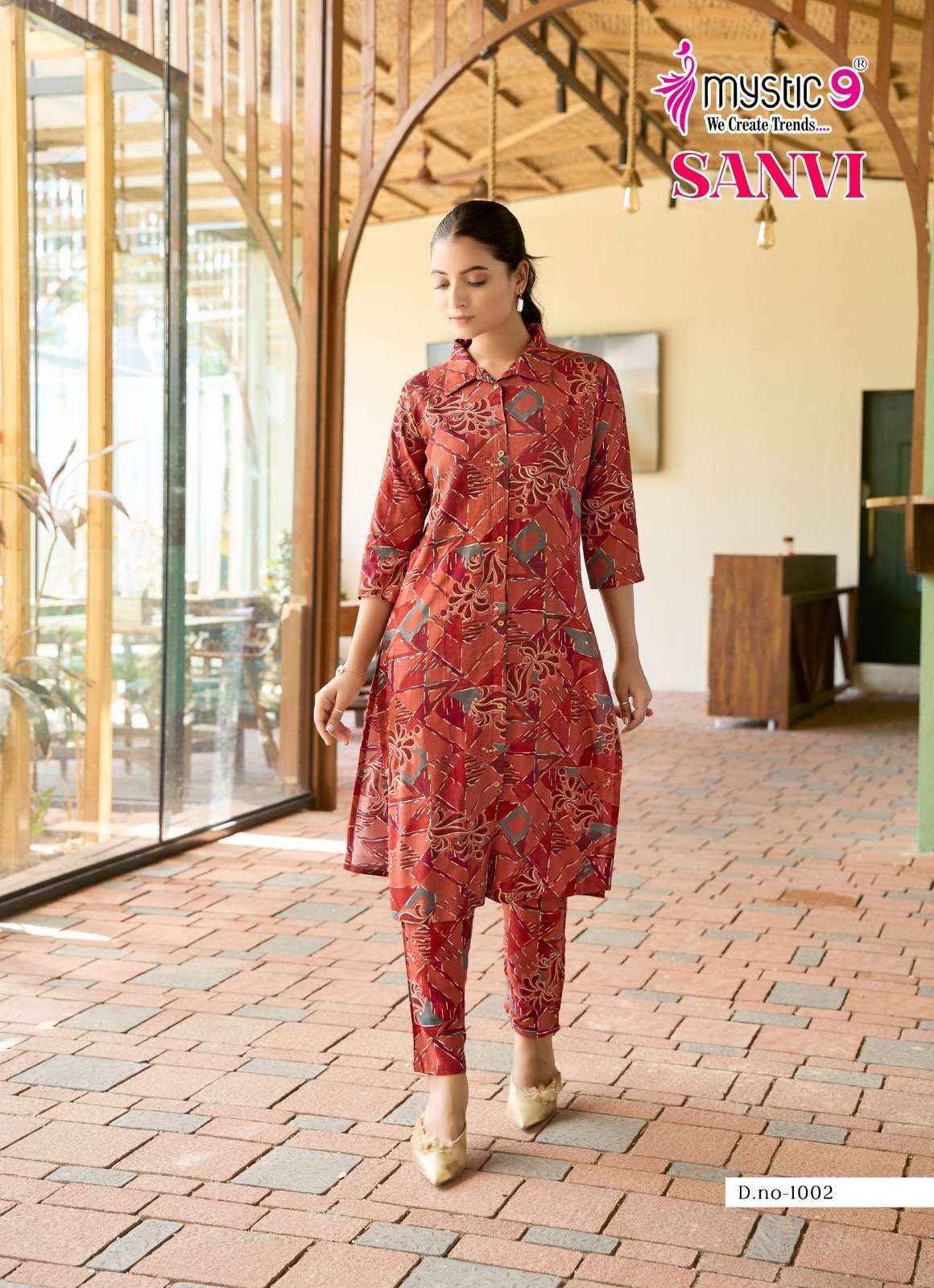 Mystic 9 Sanvi Vol 1 Viscose Kurti Combo 10 pcs Catalogue