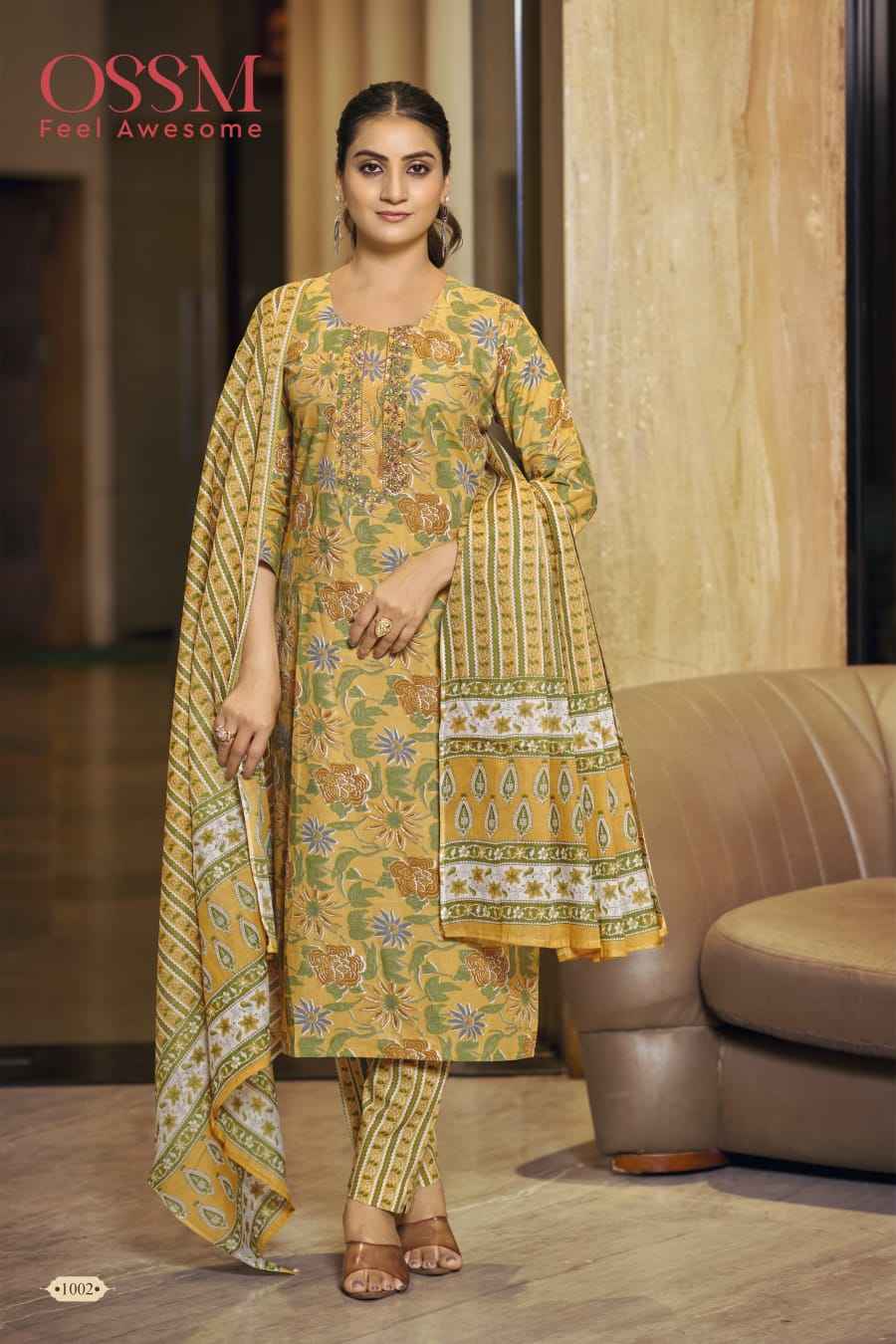 Ossm Malhar Vol 4 Cotton Kurti Combo 6 pcs Catalogue