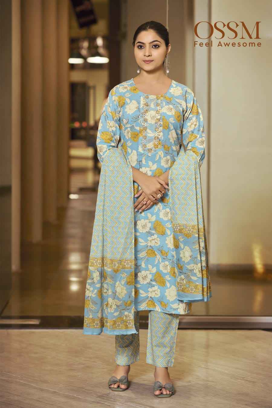 Ossm Malhar Vol 4 Cotton Kurti Combo 6 pcs Catalogue