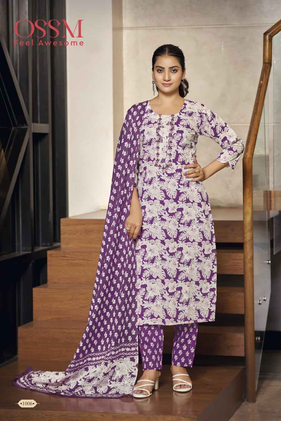 Ossm Malhar Vol 4 Cotton Kurti Combo 6 pcs Catalogue