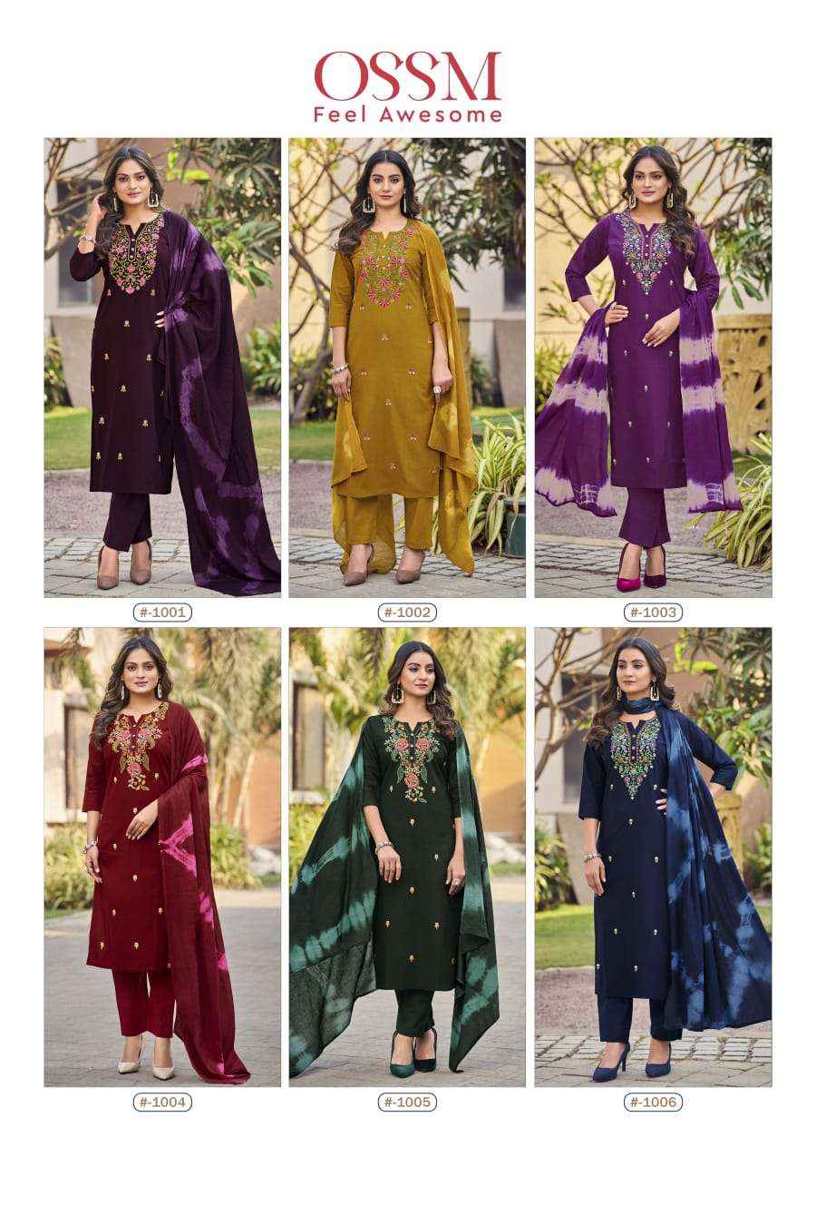Ossm Sargam Cotton Kurti Combo 6 pcs Catalogue