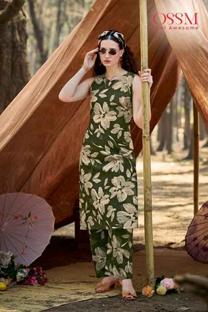 Ossm Summer Threads Vol 2 Cotton Co ord Set 6 pcs Catalogue