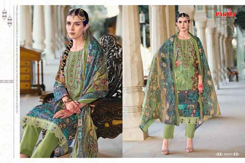 Pakiza Prints Nazakat Vol 56 Lawn Dress Material 10 pcs Catalogue