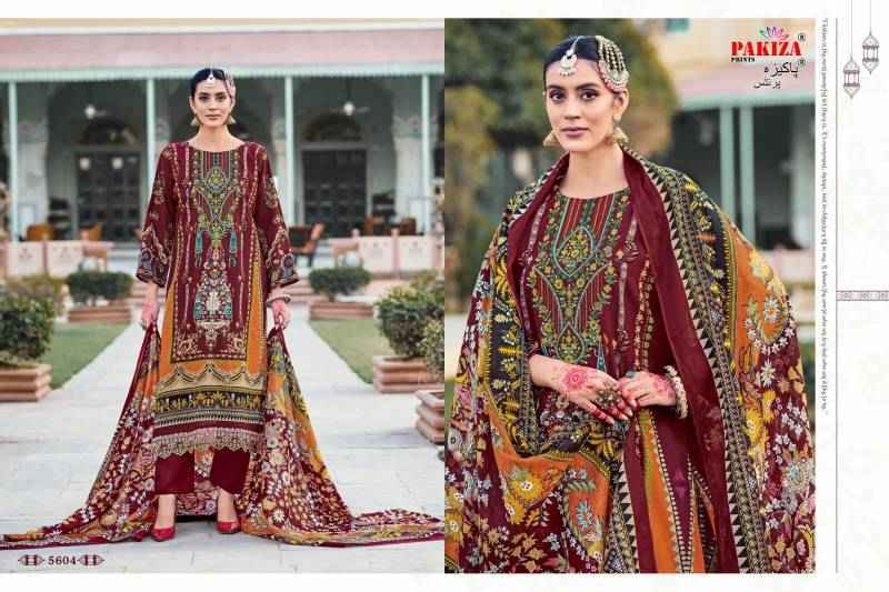 Pakiza Prints Nazakat Vol 56 Lawn Dress Material 10 pcs Catalogue