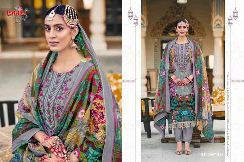 Pakiza Prints Nazakat Vol 56 Lawn Dress Material 10 pcs Catalogue