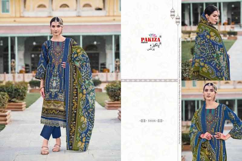 Pakiza Prints Nazakat Vol 56 Lawn Dress Material 10 pcs Catalogue
