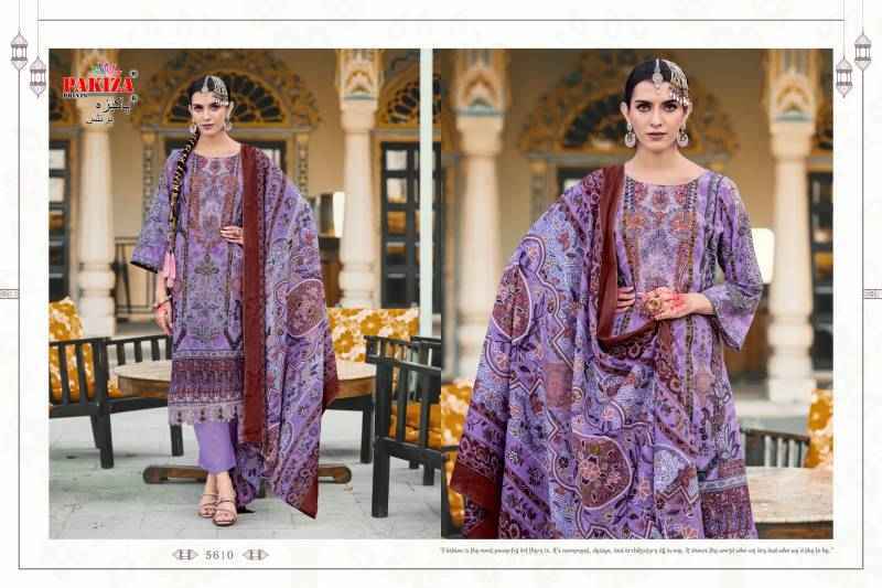 Pakiza Prints Nazakat Vol 56 Lawn Dress Material 10 pcs Catalogue
